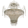 French Belle Epoque Louis XVI Crystal Chandelier, Circa 1910