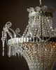 French Belle Epoque Louis XVI Crystal Chandelier, Circa 1910