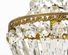 French Louis XVI Crystal and Gilt Bronze Basket Chandelier