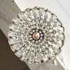 French Louis XVI Crystal and Gilt Bronze Basket Chandelier
