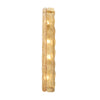 Pair of Murano Textured Amber-Orange Glass Sconces, IN STOCK