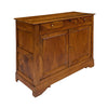 French Restauration Period Blond Walnut Buffet, Circa 1845