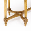 French Louis XVI Style Gilt Wood Six-Leg Bench, Circa 1900