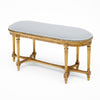 French Louis XVI Style Gilt Wood Six-Leg Bench, Circa 1900