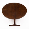 French Fir Vendange Table with Sculptural Lyra Folding Base