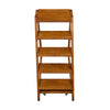 Art Deco Period French Oak Rolling Library Wooden Steps, Circa 1940