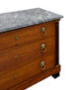 Consulat Early Empire Chest with Gray Sainte-Anne Marble Top