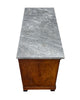 Consulat Early Empire Chest with Gray Sainte-Anne Marble Top