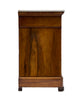 French Restoration Burled Walnut Chest of Drawers with Carrara Marble, Circa 1830
