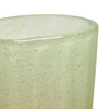 Pair of Contemporary Pale Green Murano Glass and Brass Sconces, IN STOCK