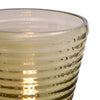 Pair of Murano Olive Green Glass and 24 Carat Gold Avventurina Sconces, IN STOCK
