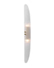 Pair of Contemporary Venetian Acid-Etched Panel Sconces, Murano, Italy, IN STOCK