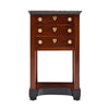 French Consulat Empire Mahogany Side Table with Black Marble Top, Circa 1805
