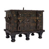 17th Century Spanish Baroque Iron-Mounted Dowry Chest