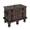 17th Century Spanish Baroque Iron-Mounted Dowry Chest