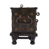 17th Century Spanish Baroque Iron-Mounted Dowry Chest