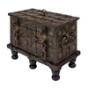 17th Century Spanish Baroque Iron-Mounted Dowry Chest