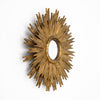 Spanish Mid-Century Modern Giltwood Sunburst Mirror, Circa 1980