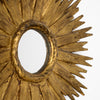 Spanish Mid-Century Modern Giltwood Sunburst Mirror, Circa 1980