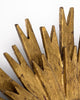 Spanish Mid-Century Modern Giltwood Sunburst Mirror, Circa 1980