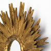 Spanish Mid-Century Modern Giltwood Sunburst Mirror, Circa 1980
