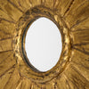Spanish Mid-Century Modern Giltwood Sunburst Mirror, Circa 1980