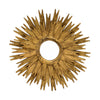 Spanish Mid-Century Modern Giltwood Sunburst Mirror, Circa 1980