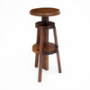 French 19th Century Solid Walnut Tripod Pedestal Stand, Circa 1890