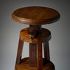 French 19th Century Solid Walnut Tripod Pedestal Stand, Circa 1890