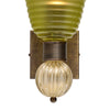 Venetian Glass Opaque Torch Sconces, Murano, Hand-Blown