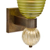 Venetian Glass Opaque Torch Sconces, Murano, Hand-Blown