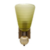 Venetian Glass Opaque Torch Sconces, Murano, Hand-Blown