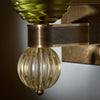 Venetian Glass Opaque Torch Sconces, Murano, Hand-Blown