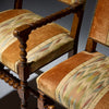 French Louis XIII Style Turned Walnut Dining Chairs and Armchairs, Set of Eight, circa 1880