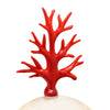 Jean-Marc Fray Bespoke French Bronze Hand and Murano Glass Coral Wall Sconce