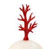 Jean-Marc Fray Bespoke French Bronze Hand and Murano Glass Coral Wall Sconce