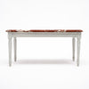 Louis XVI Style Coffee Table with Rouge Royal Marble Top