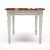 Louis XVI Style Coffee Table with Rouge Royal Marble Top