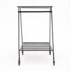 French Mid-Century Modern Tiled Bar Cart
