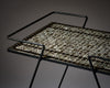 French Mid-Century Modern Tiled Bar Cart