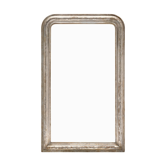 Louis Philippe Silver-Leaf Mirror