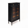 Petite French Louis XVI Style Ebonized Mahogany Vitrine