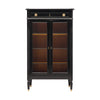 Petite French Louis XVI Style Ebonized Mahogany Vitrine