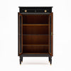 Petite French Louis XVI Style Ebonized Mahogany Vitrine