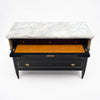 Louis XVI-Style Ebonized Secrétaire Commode