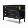 Louis XVI-Style Ebonized Secrétaire Commode