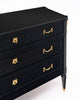Louis XVI Style Ebonized Mahogany Commode