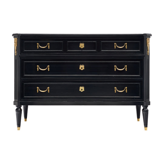 Louis XVI Style Ebonized Mahogany Commode