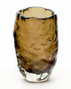 Tobacco Murano Glass “Burri” Vase