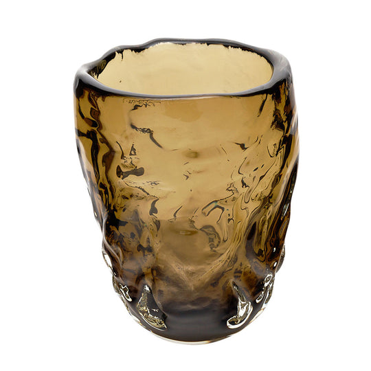 Murano Glass Tobacco “Burri” Vase